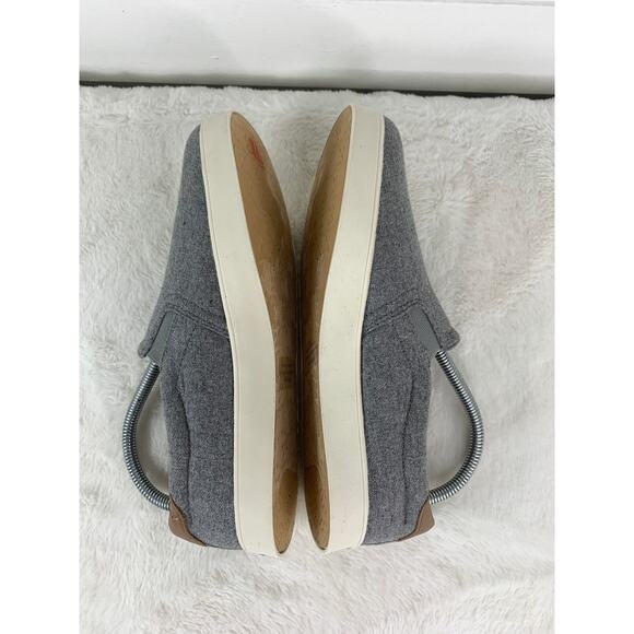 Dr Scholl's Shoes Womens 8.5 M Madison Casual Slip On Loafer Grey Fabric Flats - Picture 5 of 8